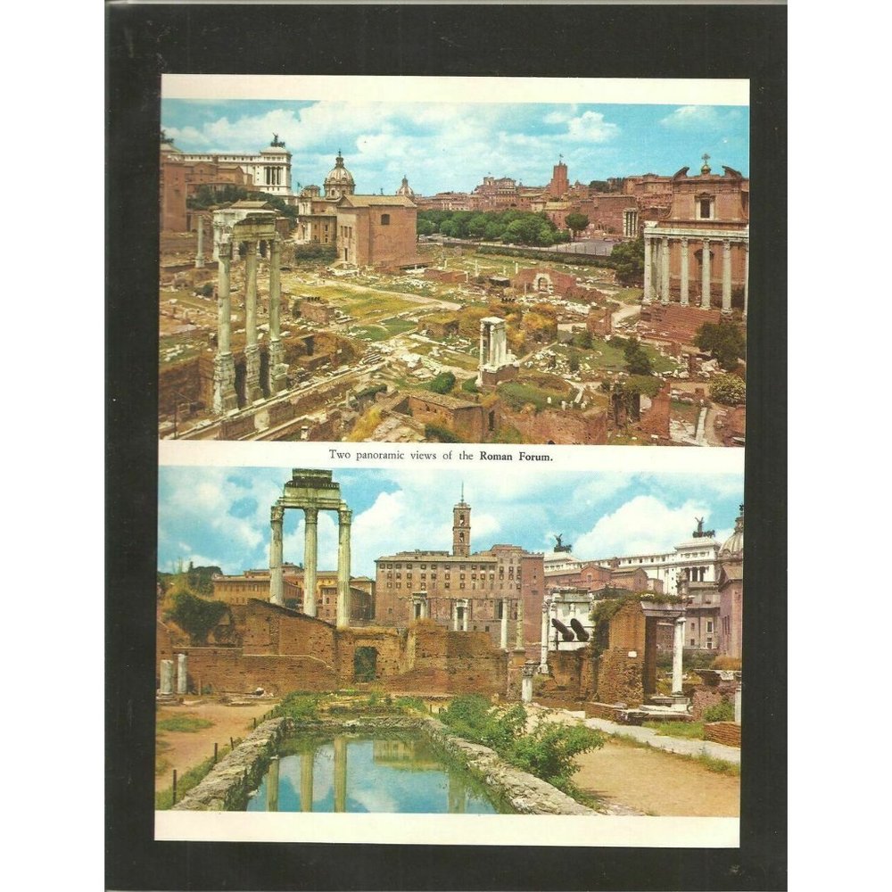 Vintage Roma Image of the Roman Forum - 1965